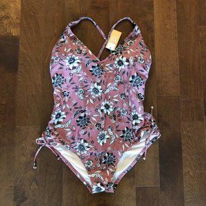 NWT Pink Floral Target Bathing Suit